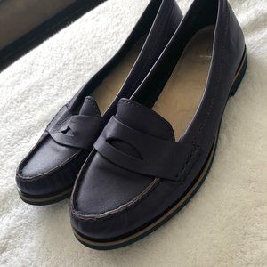 Size 10 Purple Cole Haan Penny Loafers